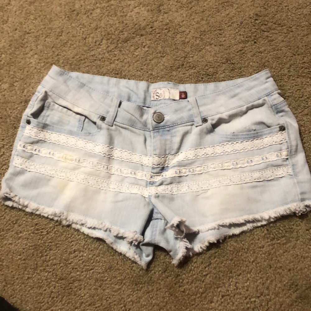 SO jean shorts
